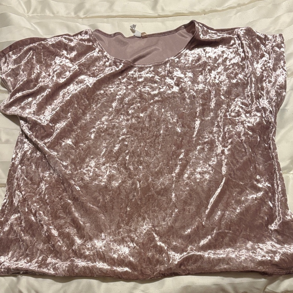 Velvet Pink Women's Top